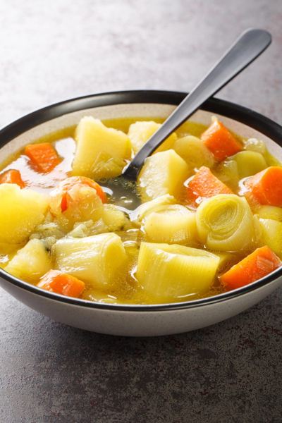 Porrusalda, Basque Leek and Potato Soup