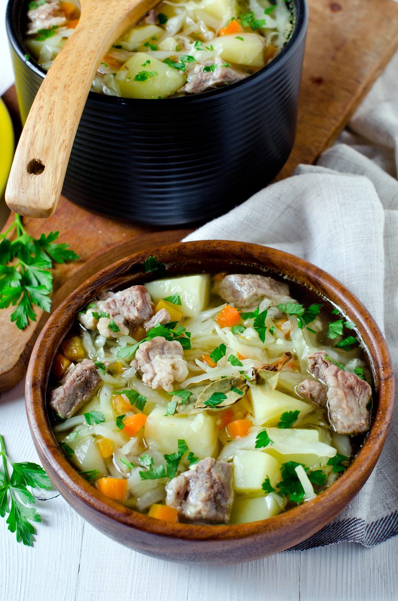 Bacon and Cabbage, Bacon and Cabbage with Parsley Sauce